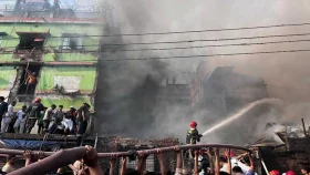 রাজধানীর ইসলামবাগে ভবনের আগুন নিয়ন্ত্রণে