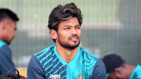 আবারও সাকিব প্রসঙ্গে শান্তকে প্রশ্ন, এক শব্দে জবাব অধিনায়কের