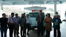 শাহ আমানত বিমানবন্দরে অ্যাম্বুলেন্স সেবার উদ্বোধন