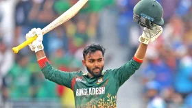 হৃদয়ের হৃদয়গ্রাহী সেঞ্চুরি, ভারতকে ২২৯ রানের টার্গেট দিল বাংলাদেশ