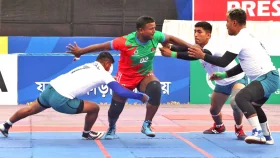 নেপালকে হারিয়ে কাবাডি 'টেস্ট সিরিজে' এগিয়ে গেল বাংলাদেশ