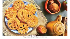 বিহানবেলা লাগে ভালো পিঠাপুলি খাইতে