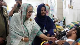 আহতদের দেখতে গিয়ে ‘নো ট্রিটমেন্ট, নো রিলিজ’ নির্দেশ দিয়েছিলেন হাসিনা