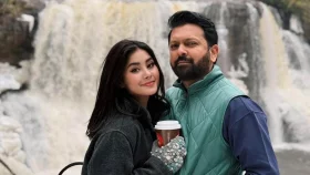 জলপ্রপাতের ধারে তাহসান রোজার ‘মধুর মুহূর্ত’