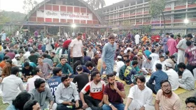 ঢাবিতে গণতান্ত্রিক ছাত্রসংসদের গণইফতার&nbsp;