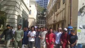 জবি শিক্ষার্থীর ওপর হামলার প্রতিবাদে বিক্ষোভ মিছিল&nbsp;