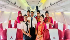 পাইলটসহ সব নারী কর্মীর বিশেষ ফ্লাইট পরিচালনা