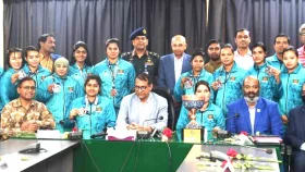 কাবাডিতে ব্রোঞ্জজয়ী নারীরা উন্নত প্রশিক্ষণের জন্য পেলেন ২৫ লাখ টাকা