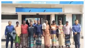 শাহজাদপুরে ৭ ডাকাত গ্রেপ্তার ৮  