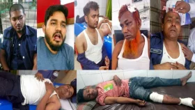 নিয়ন্ত্রণ হারিয়ে বিদ্যুতের খুঁটির সঙ্গে ধাক্কা, ৬ পুলিশ সদস্য আহত 