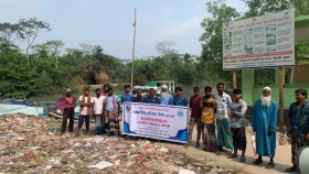 তালতলীতে দূষণ বন্ধ করে পায়রা নদী রক্ষার দাবি