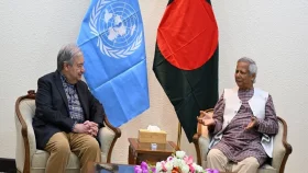 প্রধান উপদেষ্টার সঙ্গে বৈঠকে বসেছেন জাতিসংঘ মহাসচিব