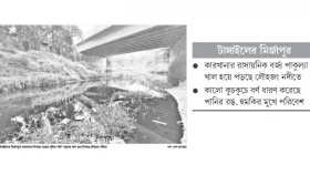 বর্জ্যে বিষাক্ত নদীর পানি মরছে মাছ