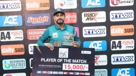 রোজা রেখেই মোহামেডানের জয়ের নায়ক মিরাজ
