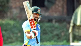 শান্তর ব্যাটে ৩৭০ দিন পর সেঞ্চুরি, আবাহনীর জয়