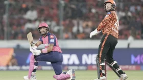 সর্বোচ্চ রানের ম্যাচে ৪৪ রানের হার রাজস্থানের