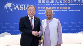 প্রধান উপদেষ্টার সঙ্গে বান কি মুনের সাক্ষাৎ