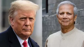 বাংলাদেশ ও ড. ইউনূসকে শুভেচ্ছা জানালেন ট্রাম্প