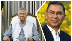 প্রধান উপদেষ্টাকে ঈদ কার্ড পাঠালেন তারেক রহমান