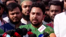 আওয়ামী লীগের রাজনীতি করার অধিকার নেই: নাহিদ ইসলাম