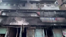 রাজধানীতে লেপ-তোশকের দোকানে আগুন, নিহত ১