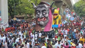 উৎসবের রঙিন পহেলা বৈশাখ