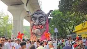 শুরু হয়েছে বর্ষবরণ আনন্দ শোভাযাত্রা