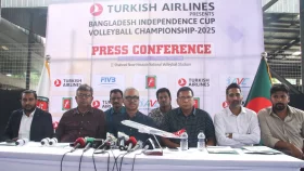 আট দলের স্বাধীনতা কাপ ভলিবল প্রতিযোগিতা শুরু ১৯ এপ্রিল