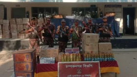বিজিবির অভিযানে কোটি টাকার ভারতীয় পণ্য জব্দ