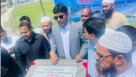 বাংলাবান্ধা জিরো পয়েন্টে হচ্ছে দেশের সবচেয়ে উঁচু ফ্ল্যাগস্ট্যান্ড