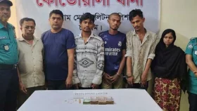 চুরির অভিযোগে স্বামী-স্ত্রীসহ গ্রেপ্তার ৬, স্বর্ণ-বিদেশি মুদ্রা উদ্ধার