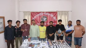 কুমিল্লায় যৌথ অভিযানে কিশোর গ্যাংয়ের ৯ সদস্য আটক