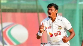 দিনের প্রথম বলেই জিম্বাবুয়েকে অল-আউট করলেন তাইজুল