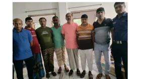 শার্শার আ.লীগ-যুবলীগের ৭ নেতা ঝিকরগাছায় গ্রেপ্তার