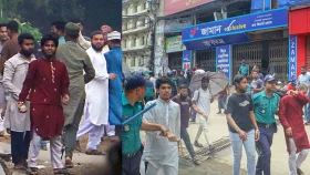 চট্টগ্রামে পুলিশের সঙ্গে সুন্নিদের ধাওয়া-পাল্টা ধাওয়া, আটক ১০