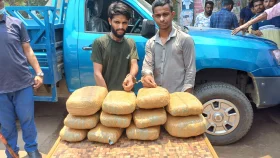 ঈশ্বরগঞ্জে ১৫ কেজি গাঁজাসহ আটক ২
