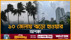 ১০ জেলায় ঝড়ো হাওয়ার আশঙ্কা