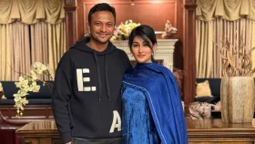 গুজব উড়িয়ে রোমান্টিক মুডে সাকিব-শিশির