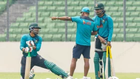 স্পিনে দুর্বলতা কাটানোর চেষ্টায় শান্ত-সৌম্য