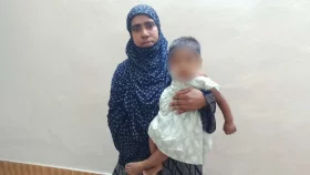 ফরিদপুরে ‘বিক্রি হওয়া’ শিশু তানহাকে উদ্ধার করেছে র‌্যাব