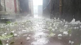 কোথাও কোথাও শিলাবৃষ্টির সম্ভাবনা আজ