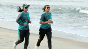 পাহাড়-সমুদ্রে নারী ক্রিকেটারদের ফিটনেস ক্যাম্প