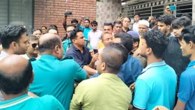 ডিআরইউতে জনশক্তি রপ্তানিকারকদের দুই গ্রুপের ধাওয়া-পাল্টা ধাওয়া