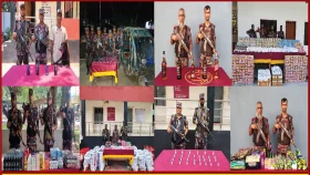 বেনাপোল সীমান্তে দুই কোটি টাকার ভারতীয় চোরাই পণ্য জব্দ