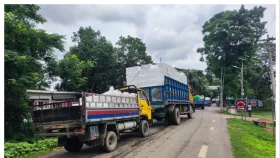আখাউড়া স্থলবন্দর দিয়ে ভারতে মাছ রপ্তানি শুরু
