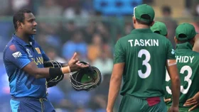 বাংলাদেশের বিপক্ষেই অবসর নেবেন অ্যাঞ্জেলো ম্যাথিউস