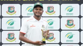 রাকিবুলের ঘূর্ণিতে ইমার্জিং টেস্ট ড্র করল বাংলাদেশ