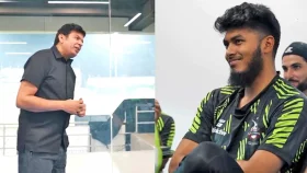 ম্যাচ জয়ের পর আইফোন জিতলেন রিশাদ