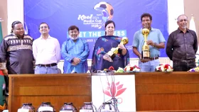বিএসজেএ মিডিয়া কাপ ফুটবলের ড্র,  জার্সি ও ট্রফি উন্মোচন