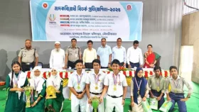 মৌলভীবাজারে &lsquo;তারুণ্যের উৎসব&rsquo; উপলক্ষে শিক্ষার্থীদের মাদকবিরোধী বিতর্ক প্রতিযোগিতা